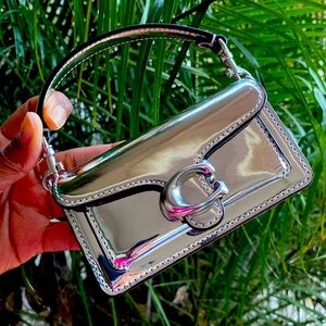 Coach Silver Metallic Tabby 12